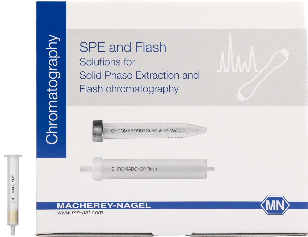 SPE column, CHROMABOND HR-X, 85 µm, 3 mL/200 mg