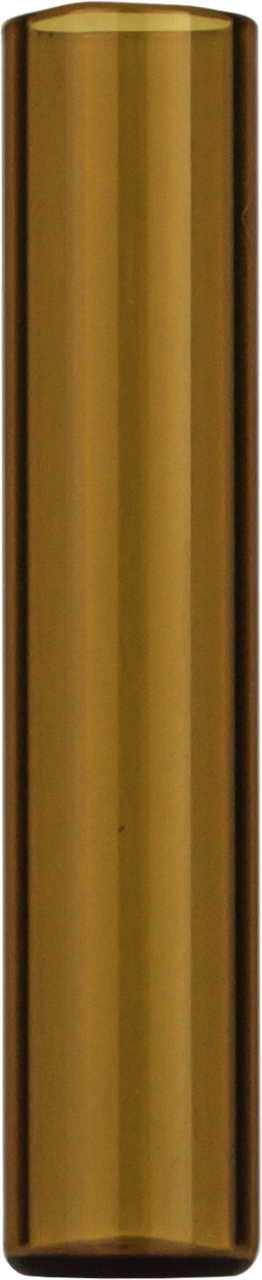 Shell vial, N 8, 8.2x40.0 mm, 1.0 mL, flat bottom, amber