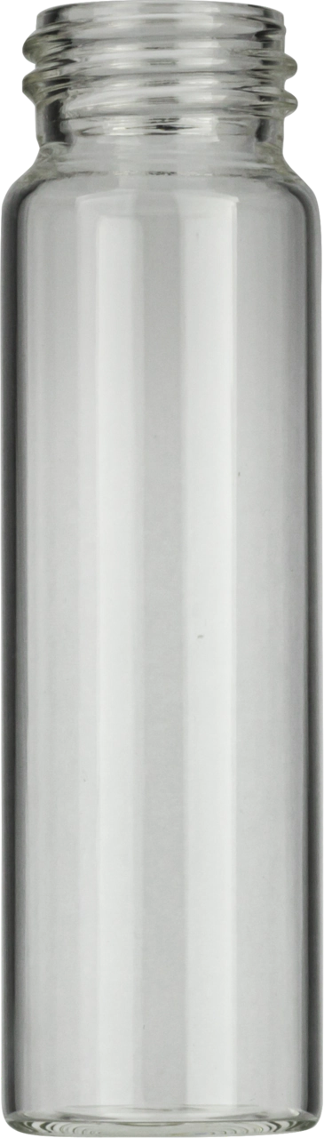 Screw neck vial, N 24, 27.5x95.0 mm, 40.0 mL, flat bottom, clear