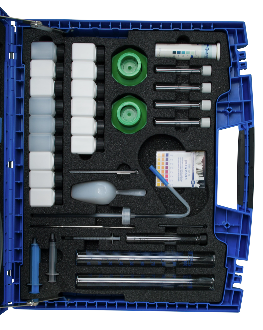 VISOCOLOR Reagent case for soil analysis with PF‑3 Soil, with accessories