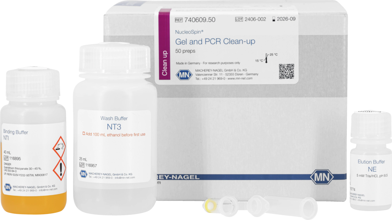 NucleoSpin Gel and PCR Clean-up, Mini kit for gel extraction or PCR clean up