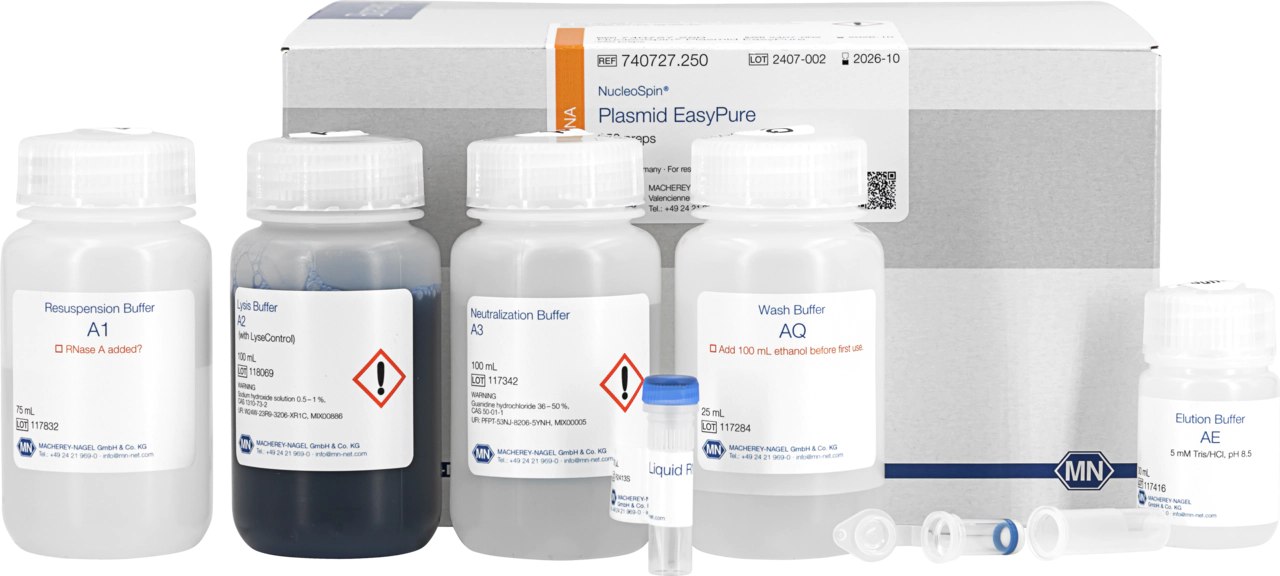 NucleoSpin Plasmid EasyPure, Mini kit for easy plasmid DNA purification