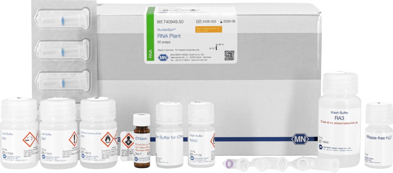 NucleoSpin RNA Plant, Mini kit for RNA from plant