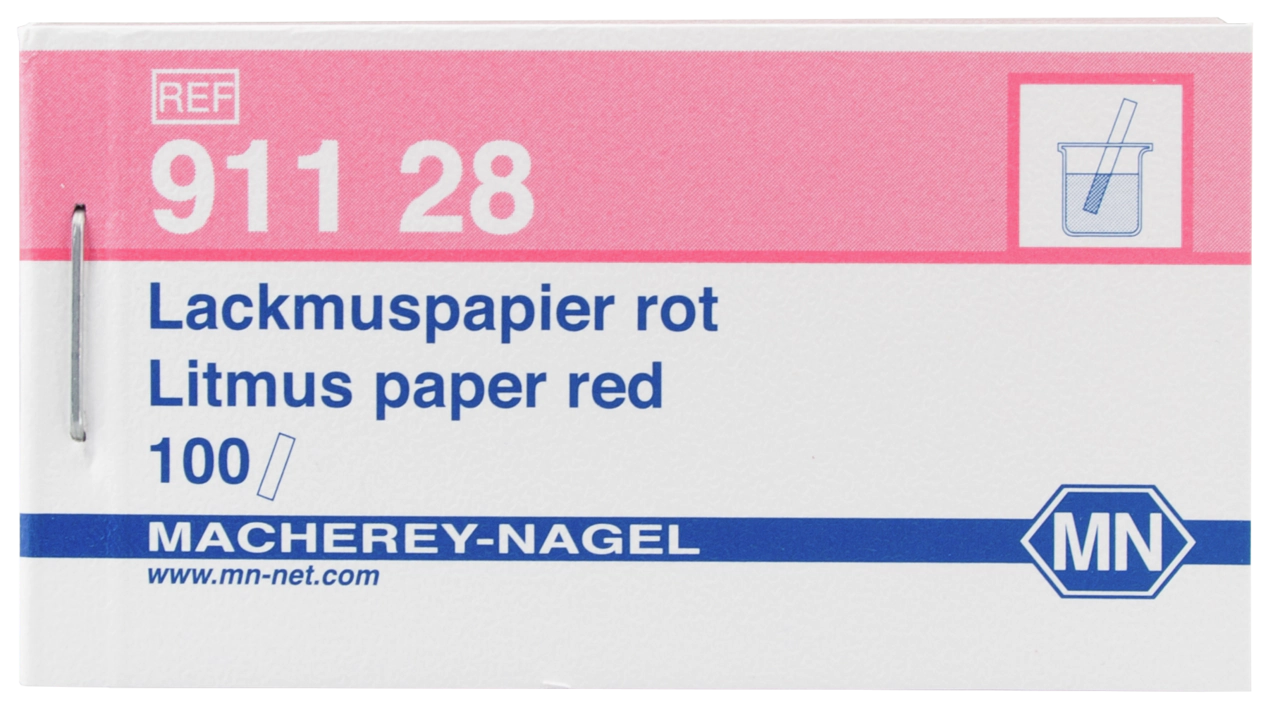 Qualitative pH test paper Litmus paper red, pH: 5.0–8.0