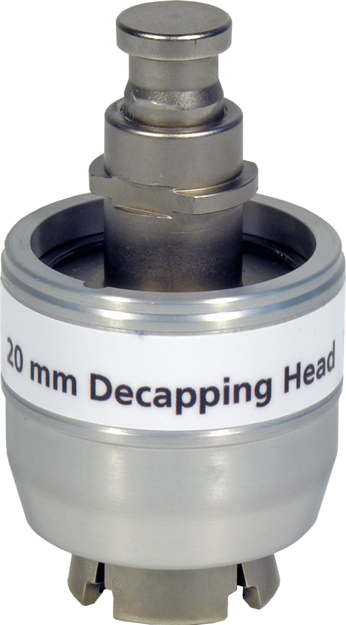 Decapping head for 20 mm crimp caps, used with REF 735700