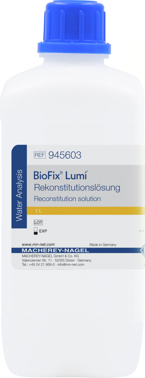 Reconstitution solution for BioFix luminous bacteria