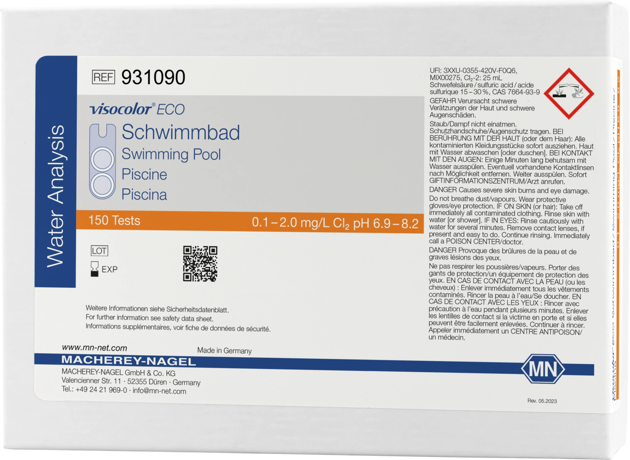 Colorimetric test kit VISOCOLOR ECO Swimming pool (Chlorine + pH)