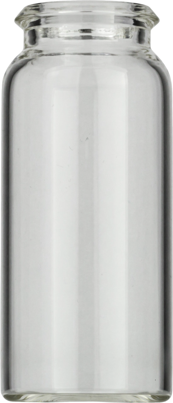 Snap cap vial, N 18, 22.0x50.0 mm, 10.0 mL, flat bottom, clear