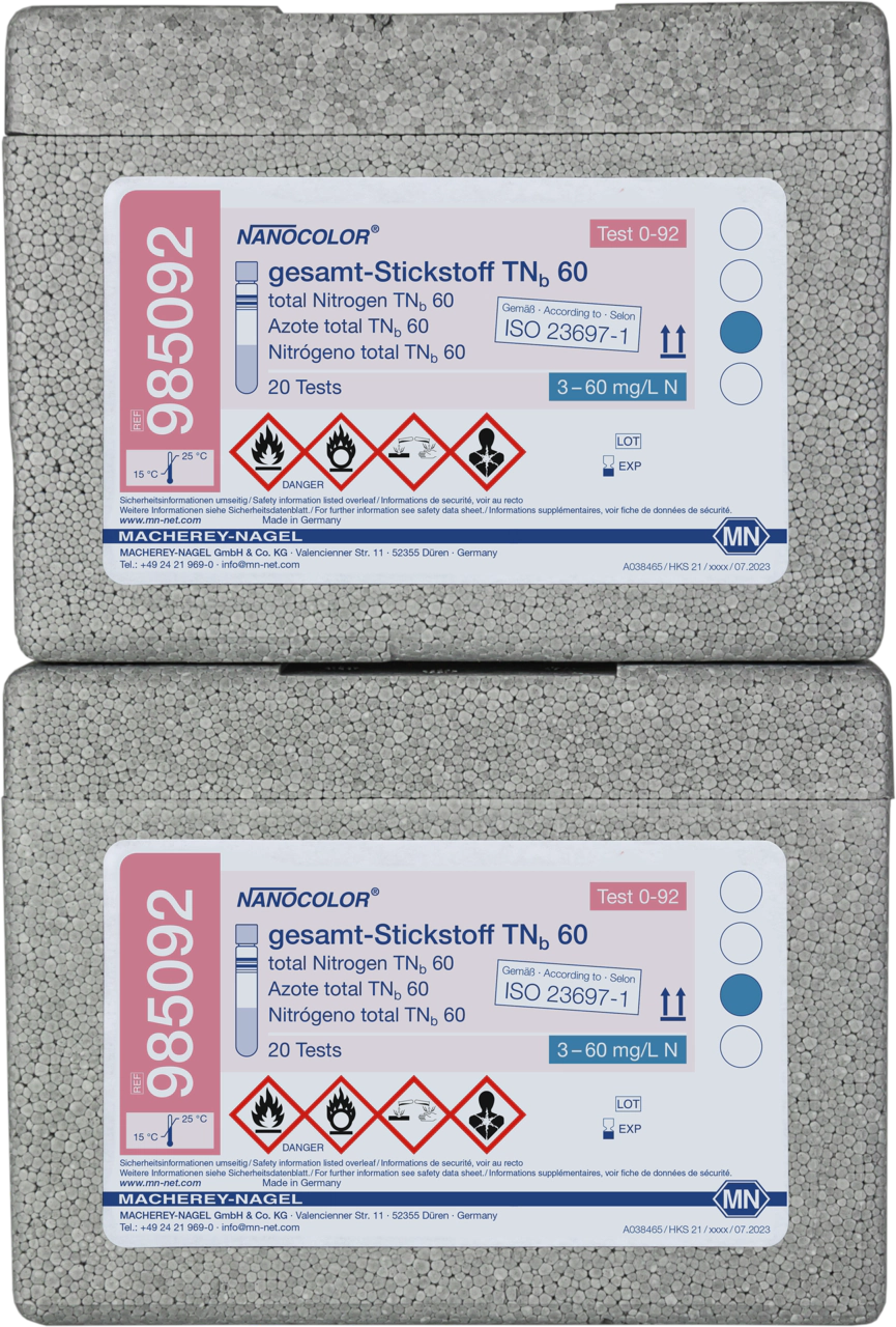 Tube test NANOCOLOR total Nitrogen TNb 60