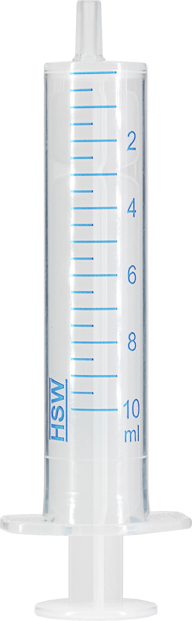Disposable syringes with Luer tip made of polypropylene, 10 mL