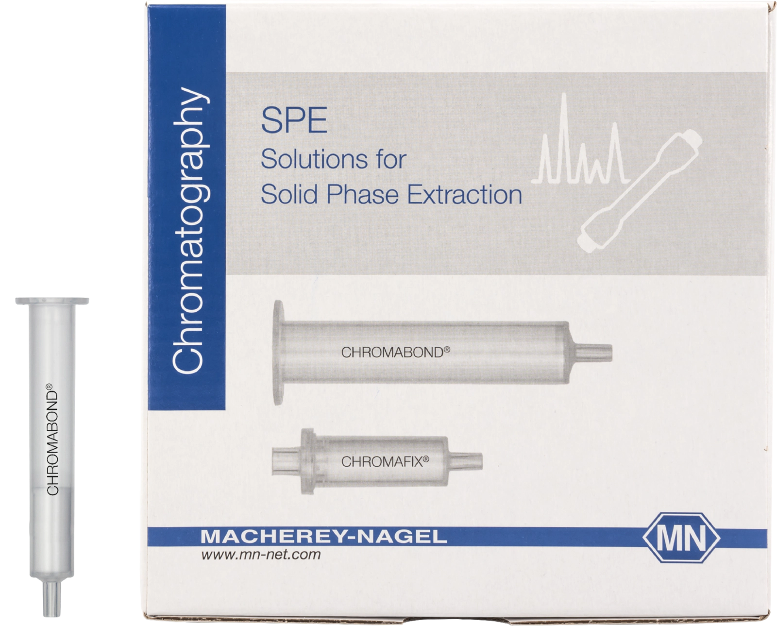 SPE column, CHROMABOND C8, 45 µm, 3 mL/500 mg