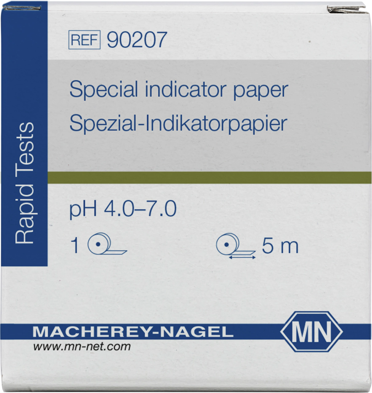 Special indicator paper pH 4.0–7.0, reel