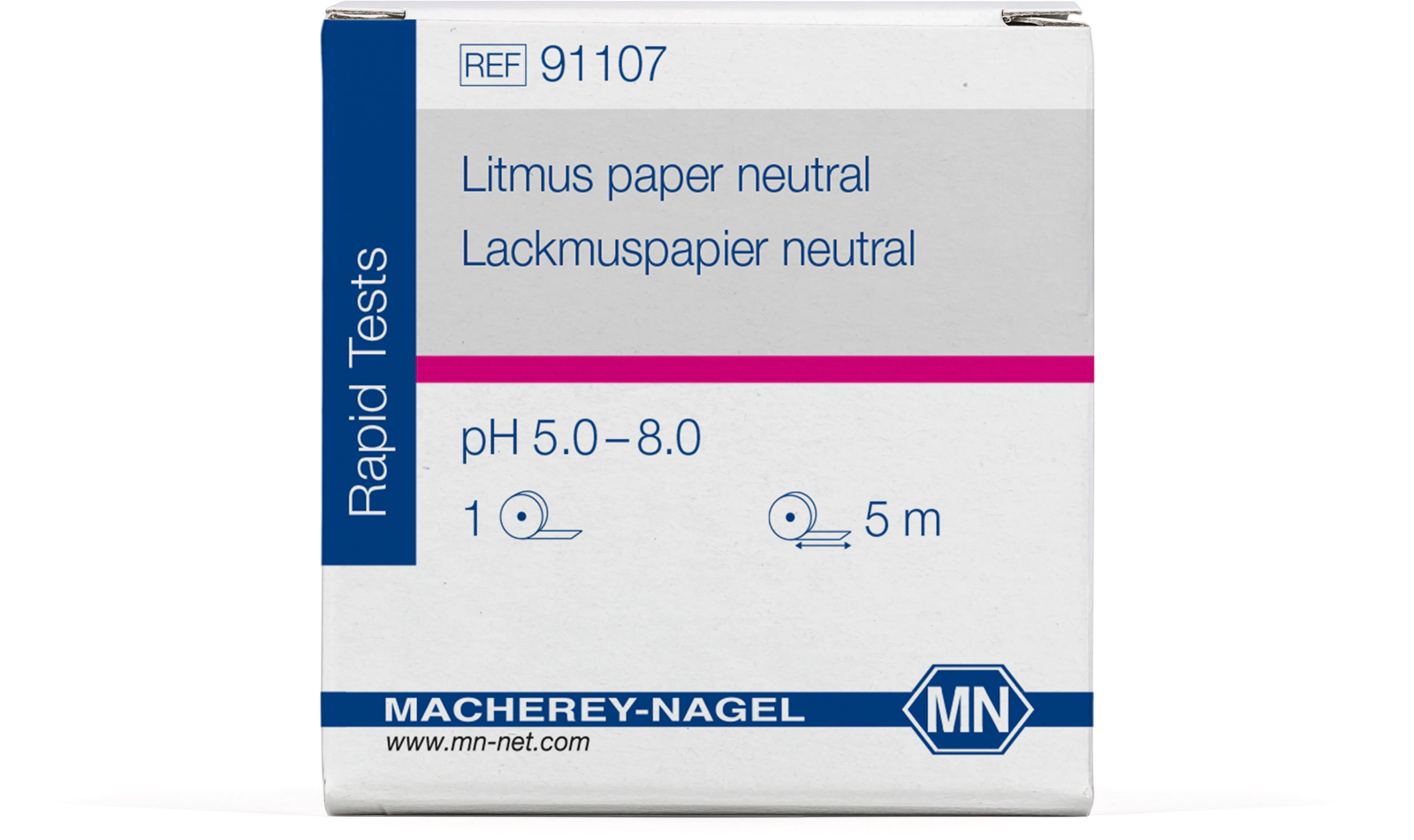 Qualitative pH test paper Litmus paper neutral, pH: 5.0–8.0