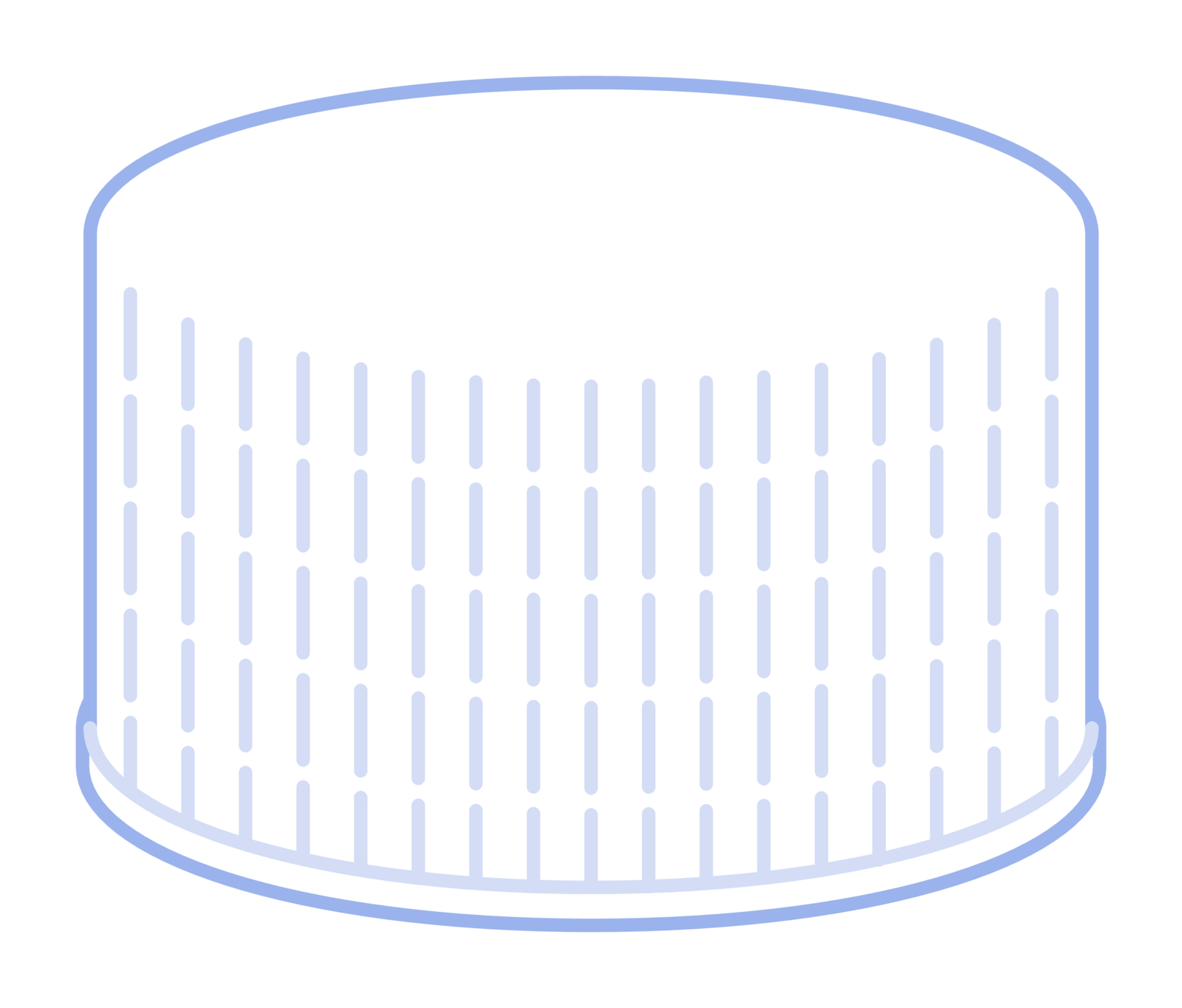 Screw closure, N 24, polypropylene, white, closed top, no liner