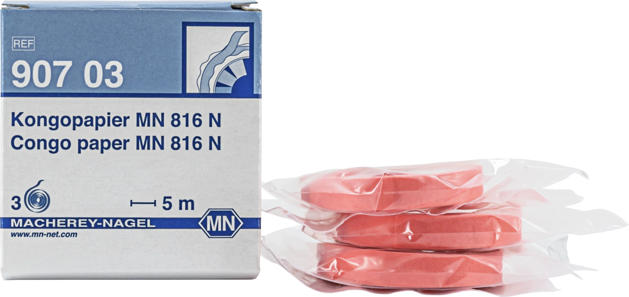 Qualitative pH test paper Congo paper MN 816 N, pH: 5.0–3.0, refill pack