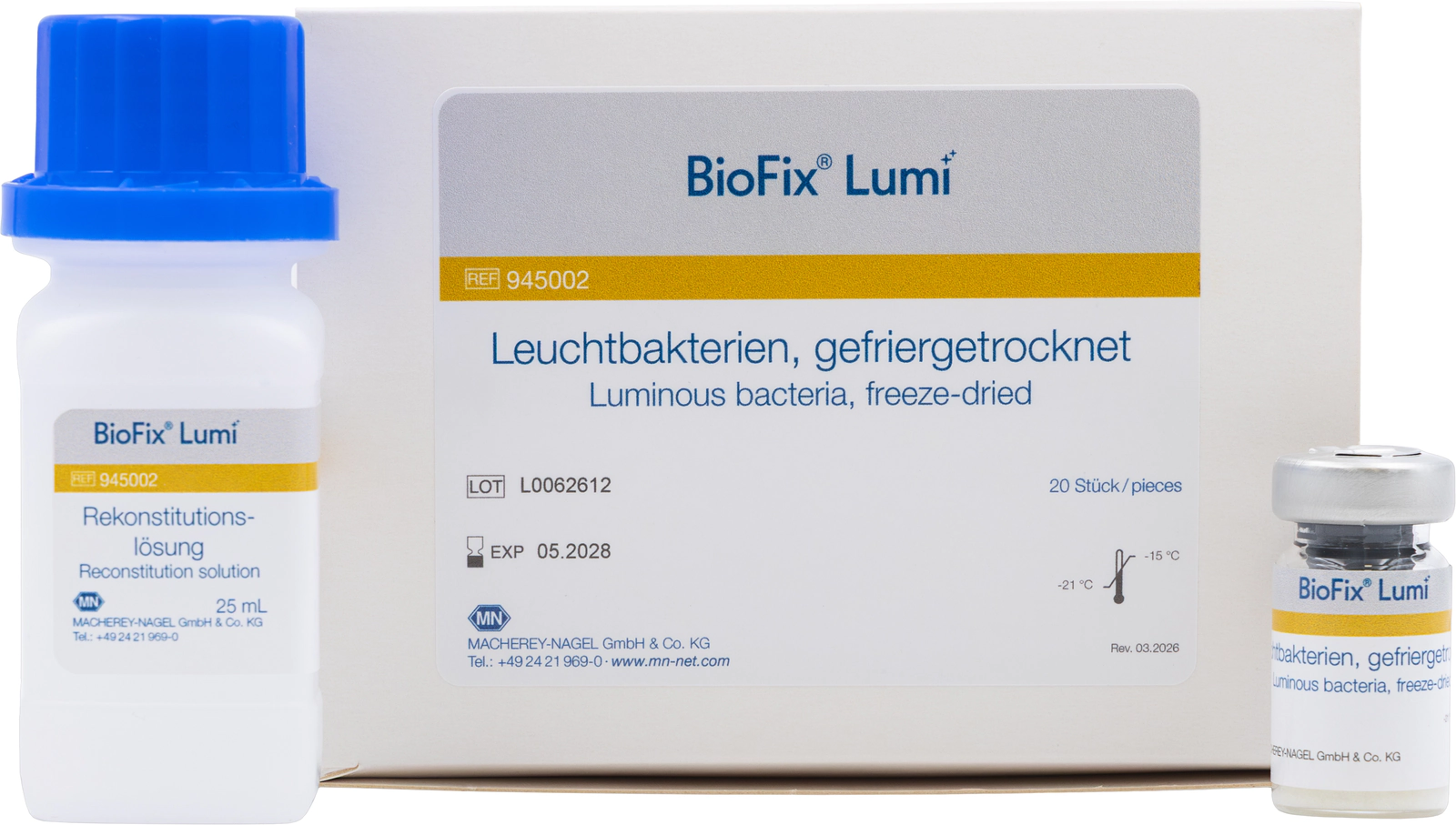 BioFix Lumi luminous bacteria, freeze-dried, 20 tubes for 2000 tests