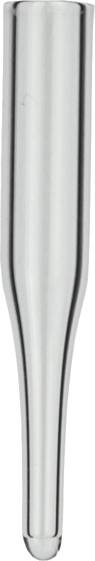 Micro-insert, N 8|N 11, 5.0x31.0 mm, 0.1 mL, conical, 15 mm tip, clear