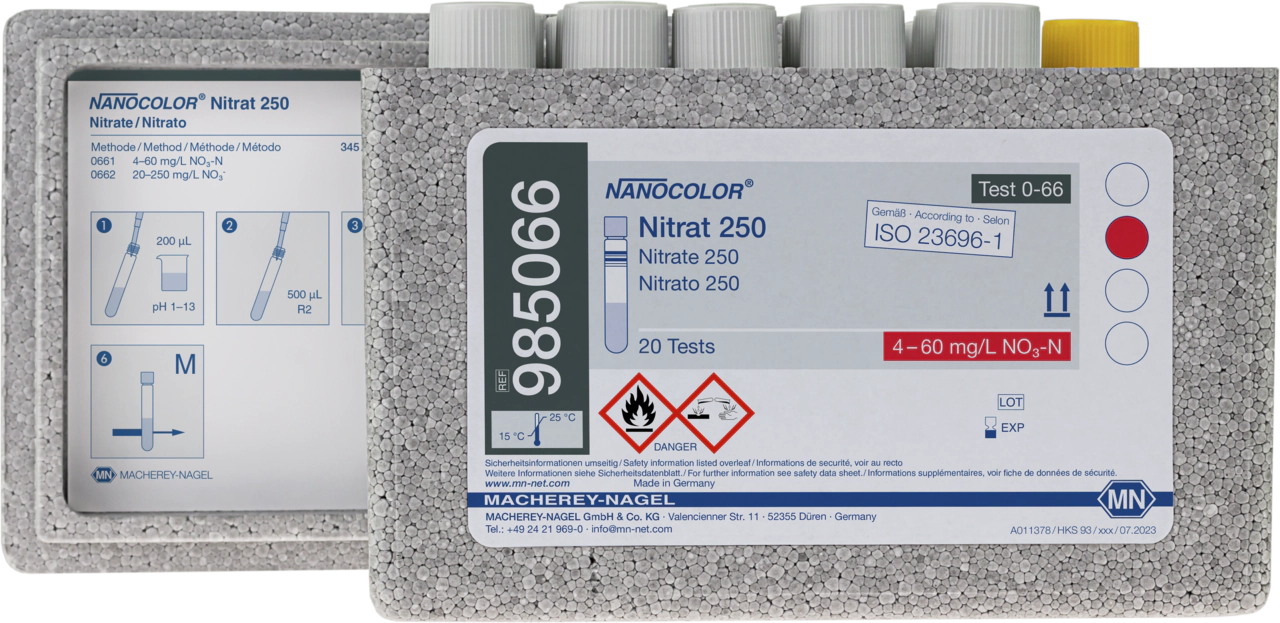 Tube test NANOCOLOR Nitrate 250