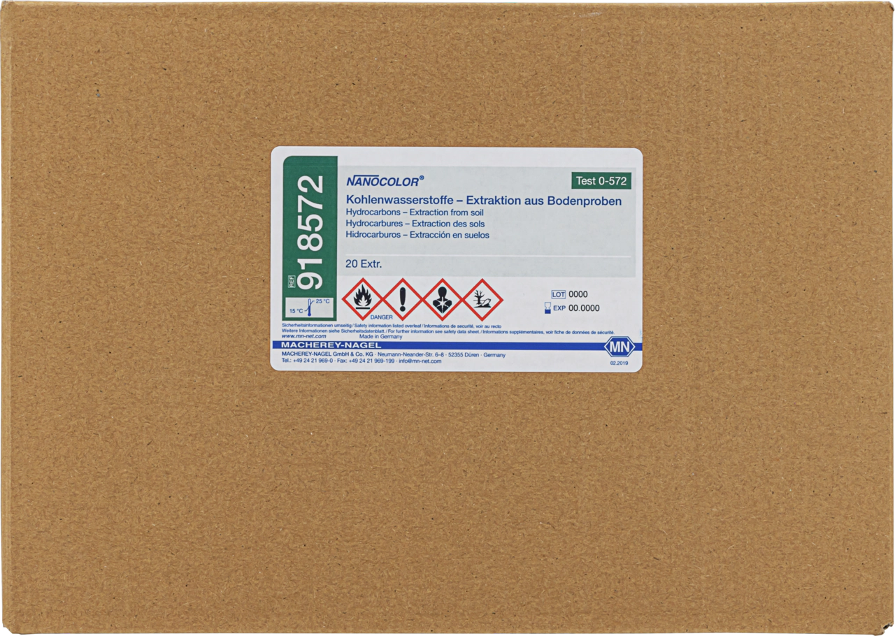 NANOCOLOR HC 300, Set for extraction from soil