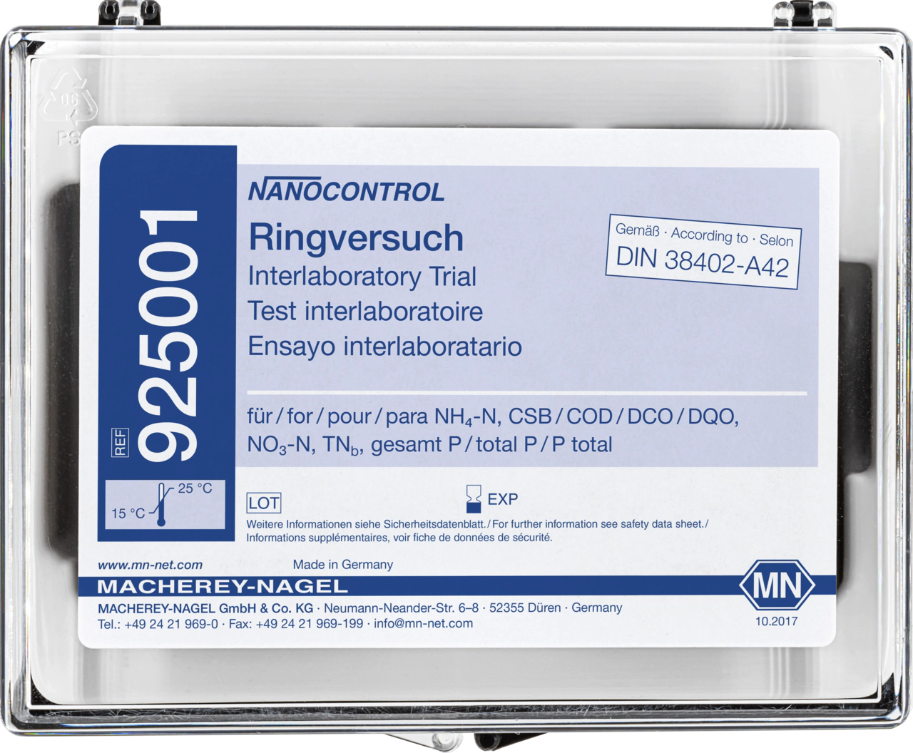 NANOCONTROL Interlaboratory trial
