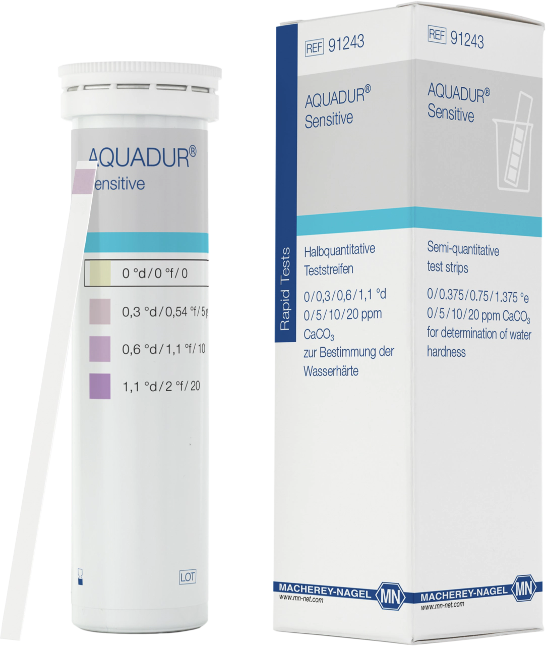 AQUADUR Sensitive, for water hardness, box