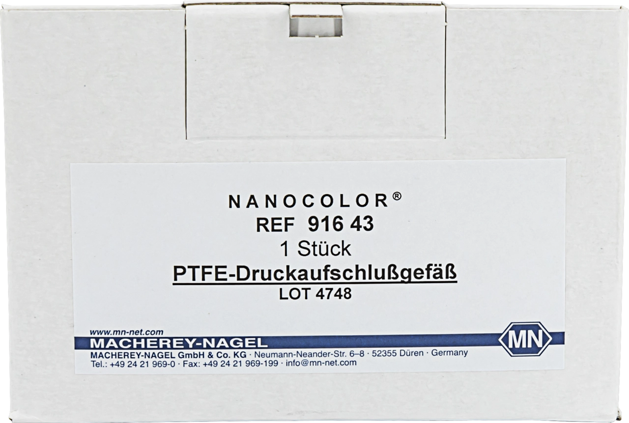 PTFE pressure vessel, 20 mL