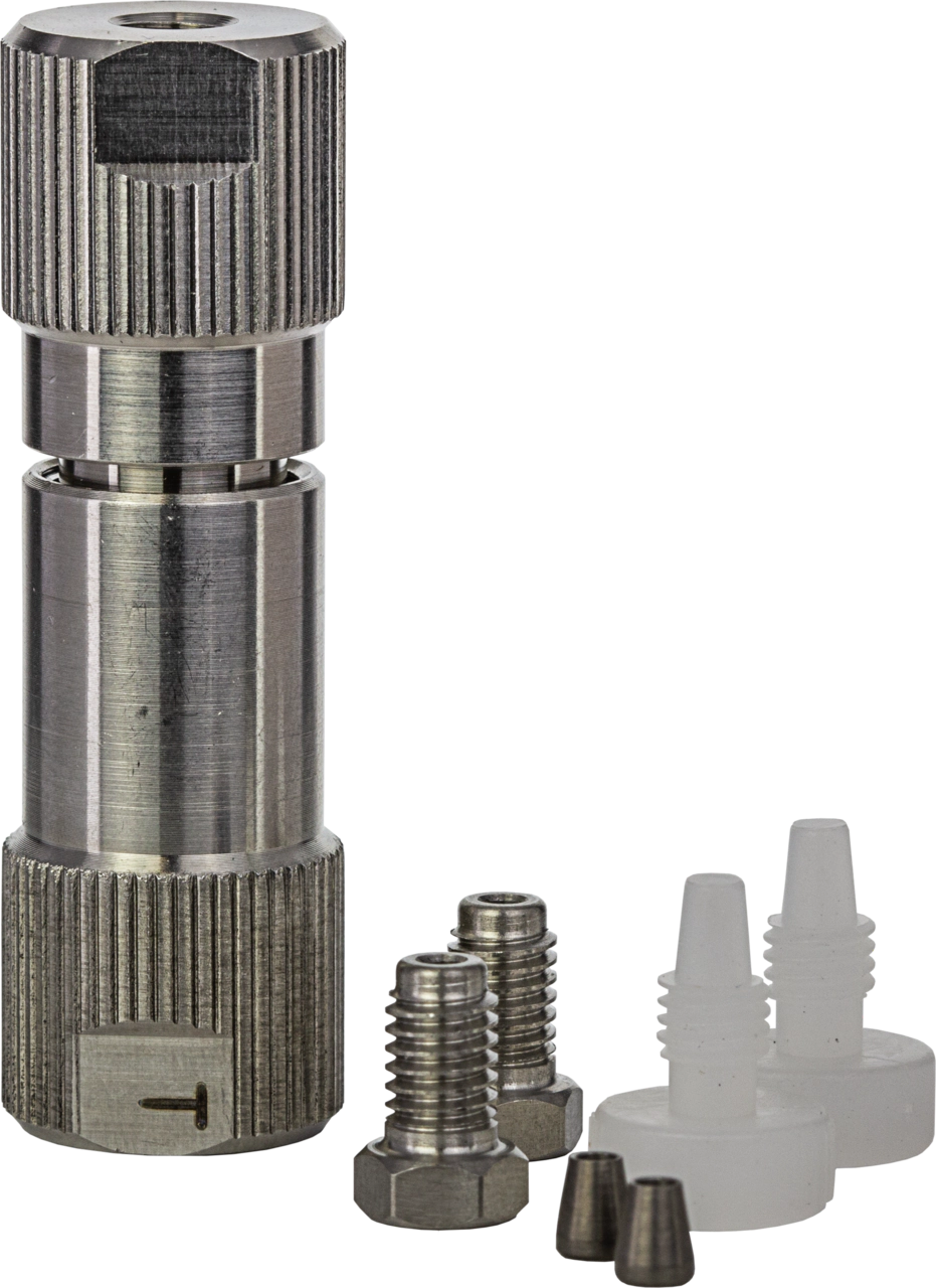 Guard column holder C for separate use of 21x4mm Valco-Type HPLC guard columns