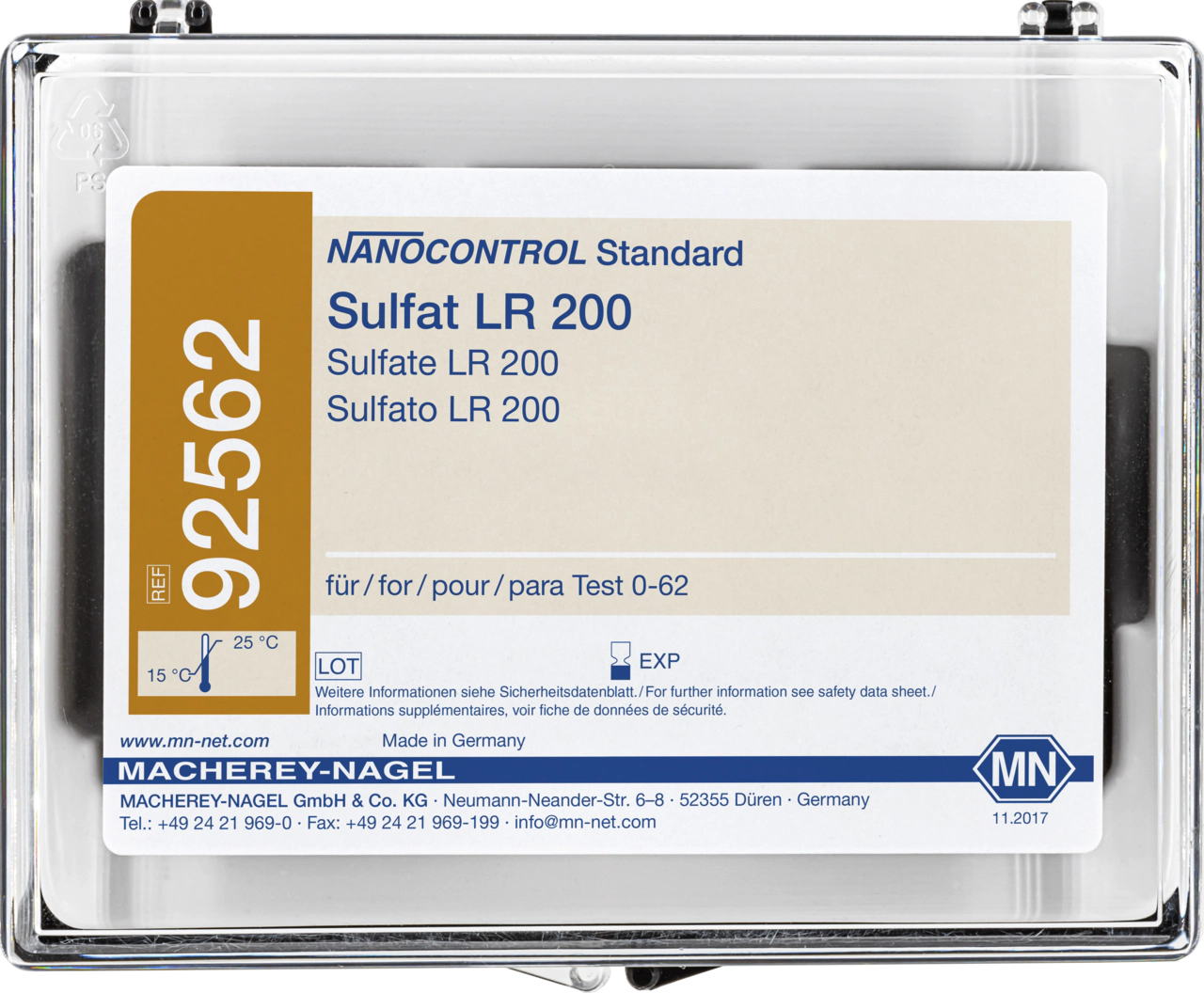 Standard solution NANOCONTROL Sulfate LR 200