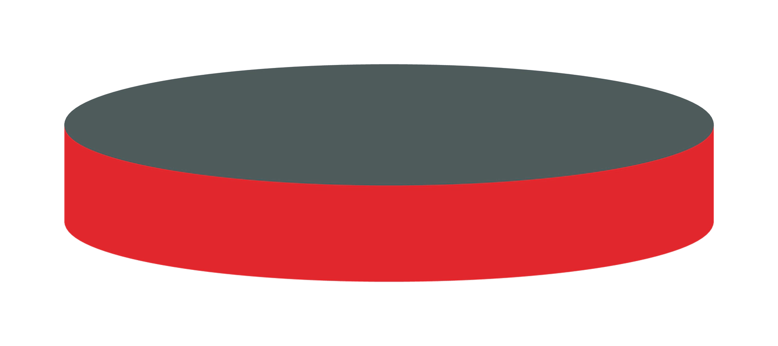 Septa N 20, Butyl/PTFE, Red/gray, 3.0 mm, 50° shore A