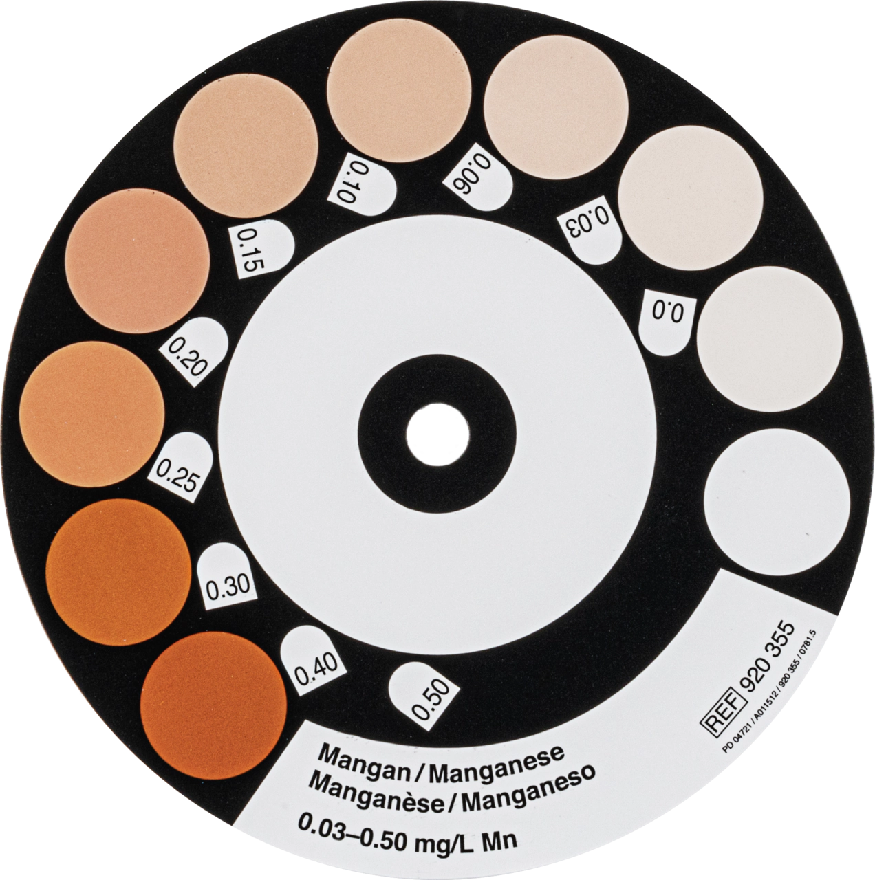 Colorimetric test kit VISOCOLOR HE Manganese, for low concentrations
