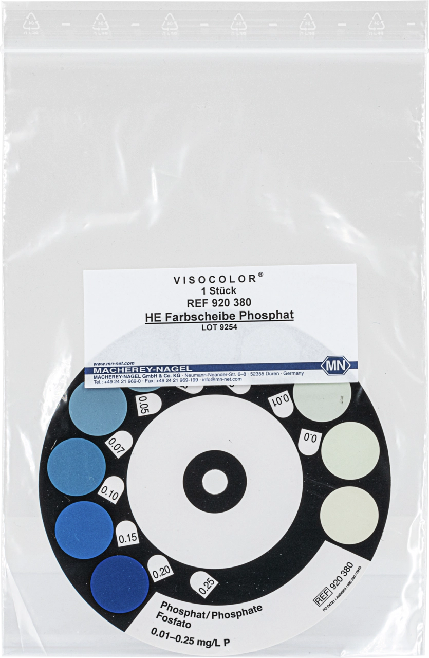 Color comparison disc for VISOCOLOR HE Phosphate (DEV)