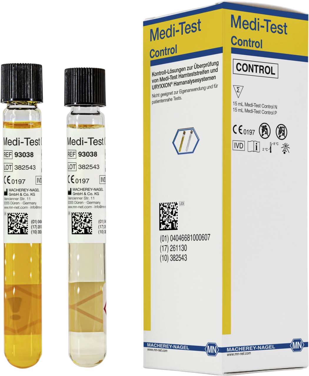 Medi-Test Control, urine test strip control solution