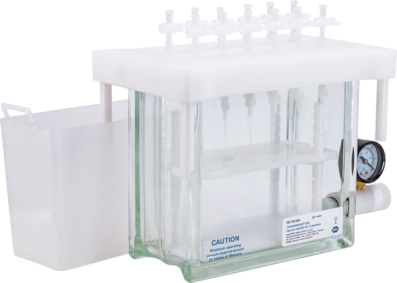 CHROMABOND SPE vacuum manifold for 12 positions, complete