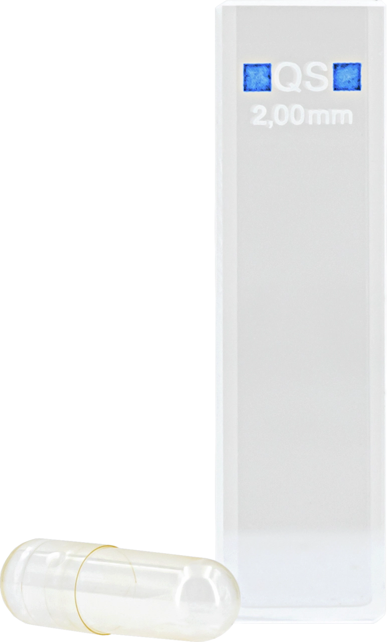 Quartz glass cuvette, 2 mm