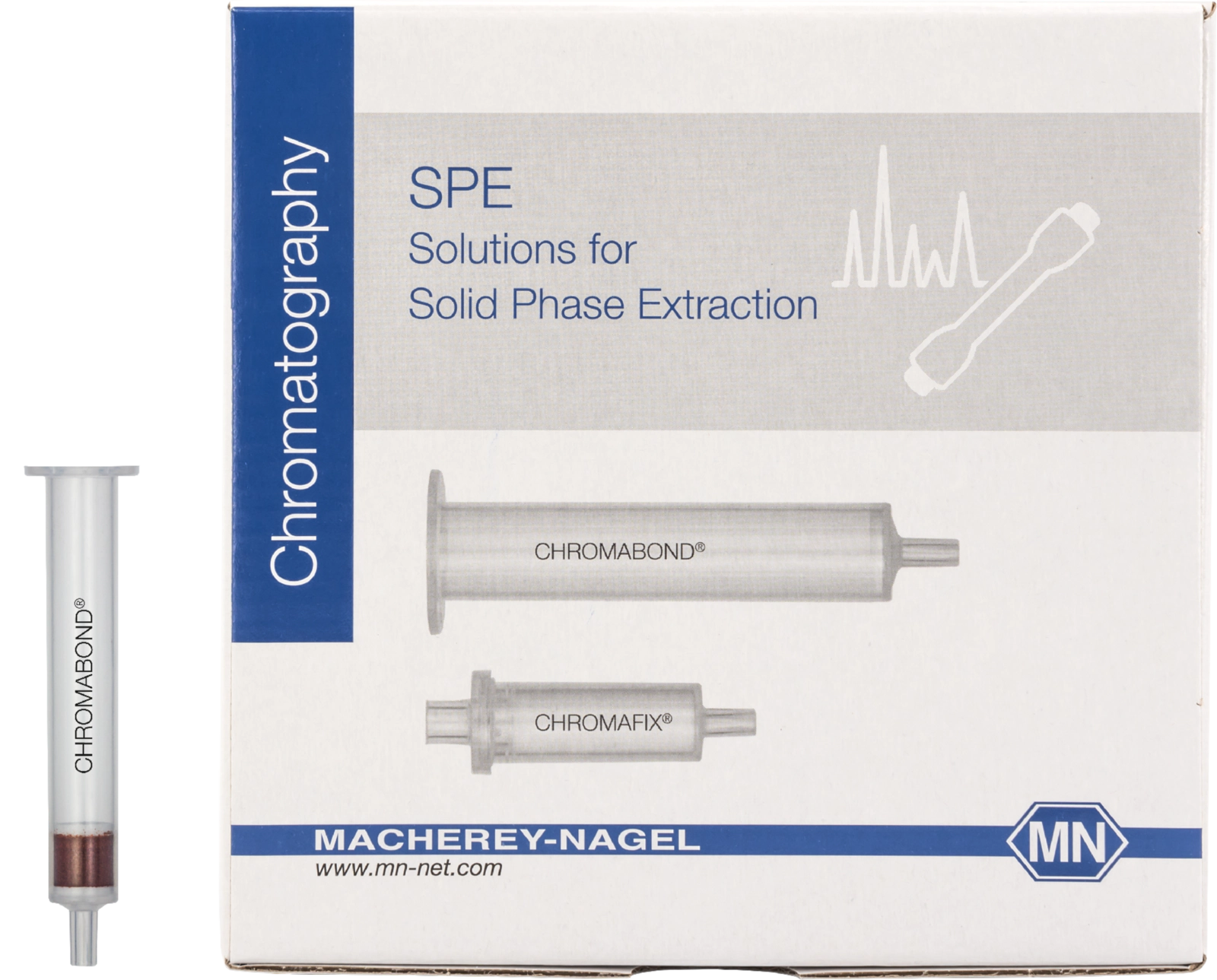SPE column, CHROMABOND HR-P, 50–100 µm, 3 mL/200 mg