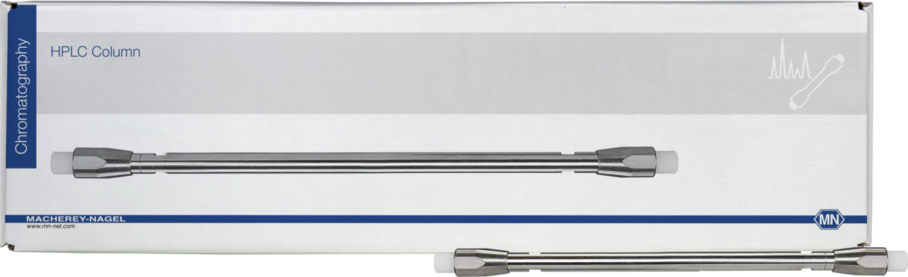 EC HPLC column (analytical), NUCLEOSIL 100-5 C18, 5 µm, 150x4.6 mm