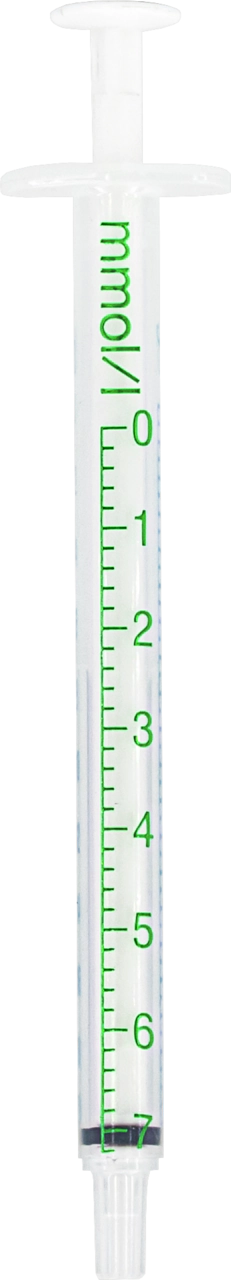 Titration syringe for VISOCOLOR HE Carbonate hardness C20