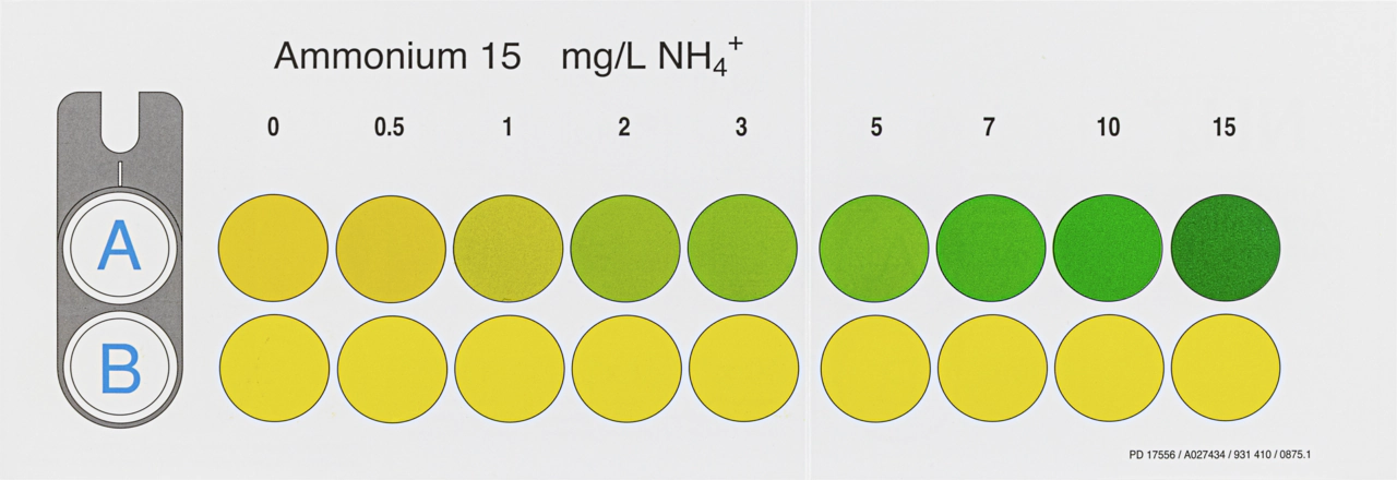 Colorimetric test kit VISOCOLOR ECO Ammonium 15