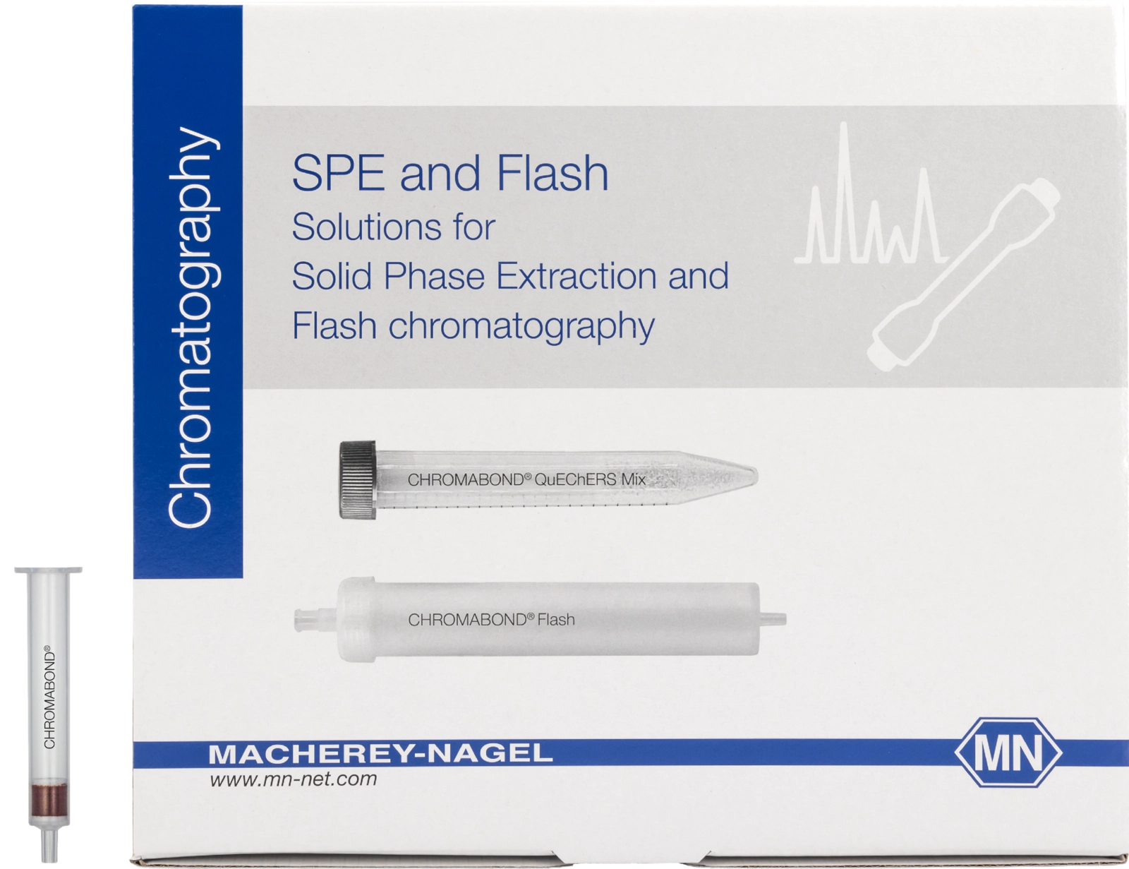SPE column, CHROMABOND HR-P, 50–100 µm, 3 mL/200 mg
