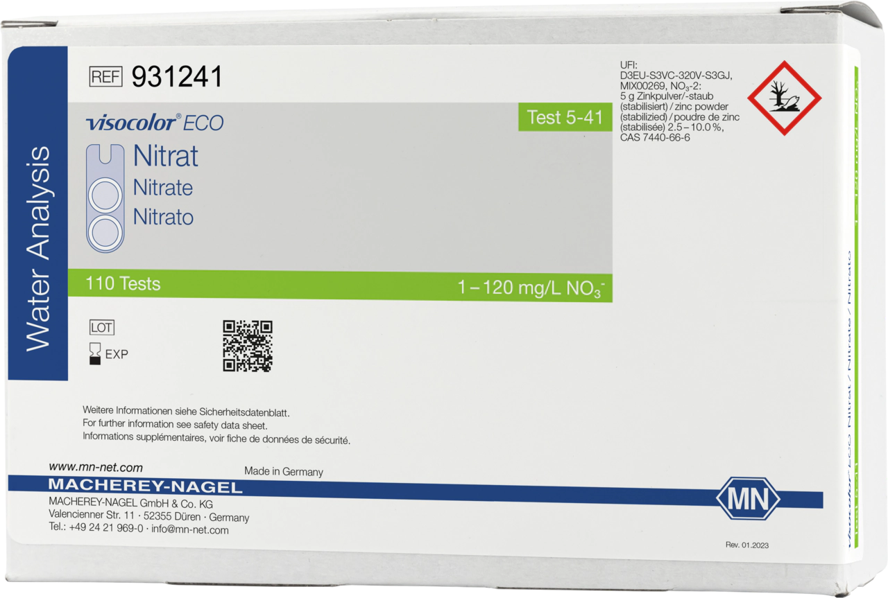 Colorimetric test kit VISOCOLOR ECO Nitrate, refill pack