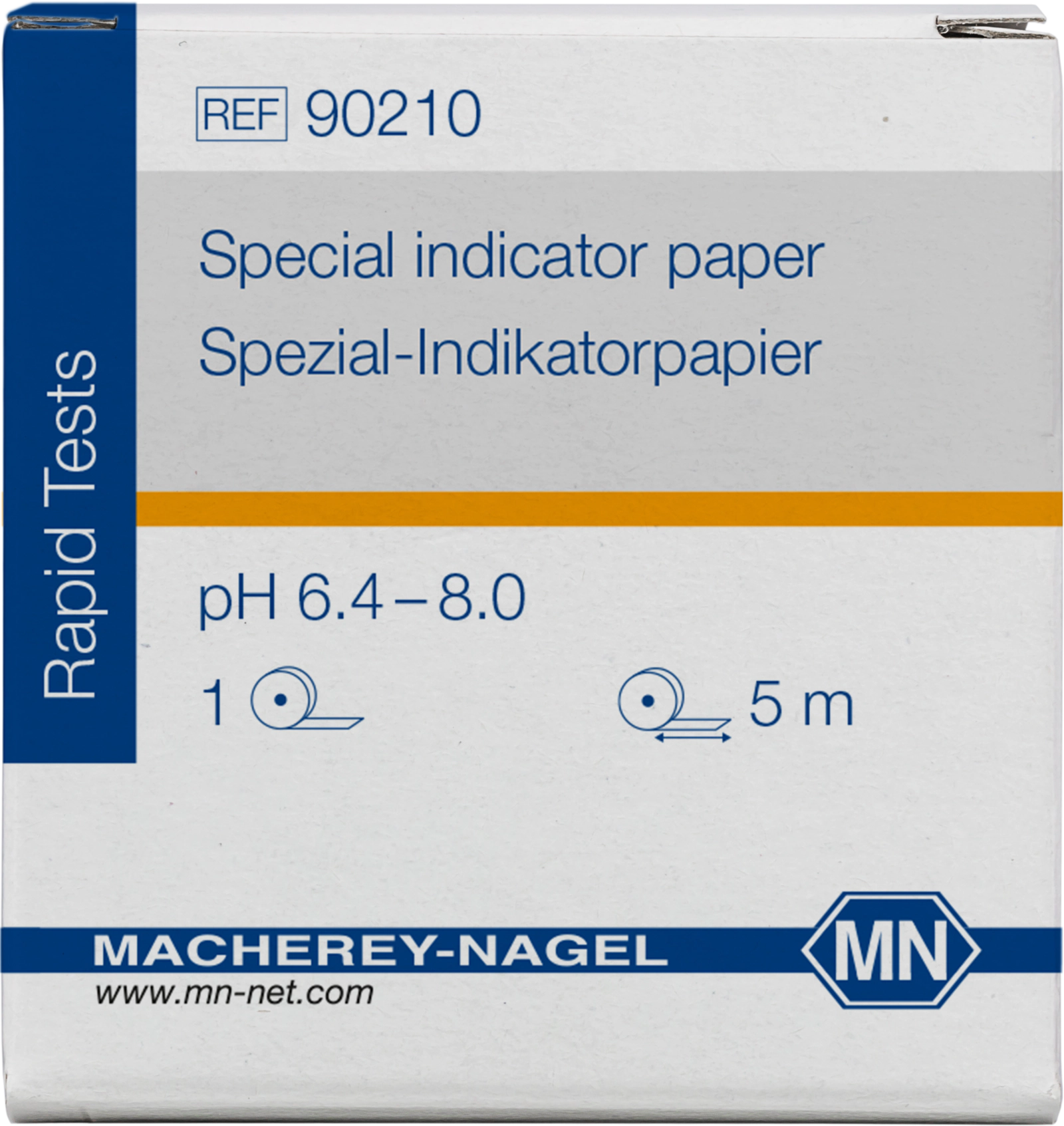 Special indicator paper pH 6.4–8.0, reel