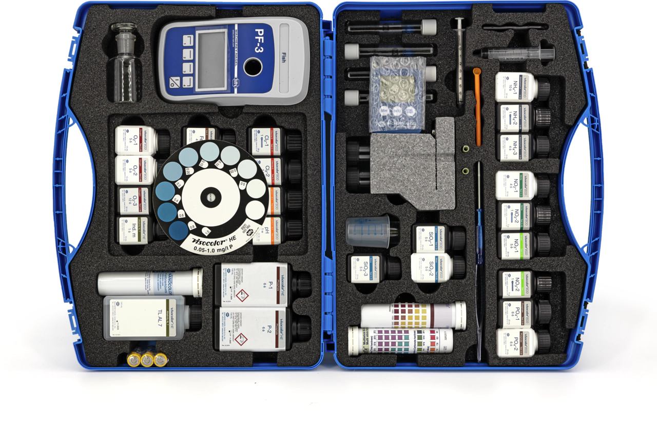 VISOCOLOR Reagent case Fish with PF‑3 Fish