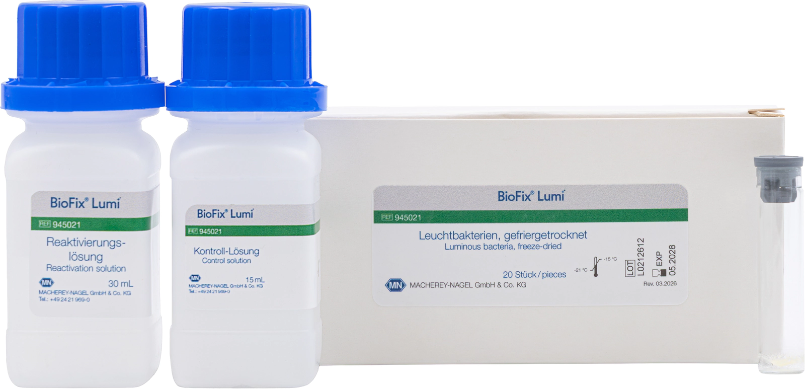 BioFix Lumi luminous bacteria Single‑Shot, freeze-dried, 40 tests