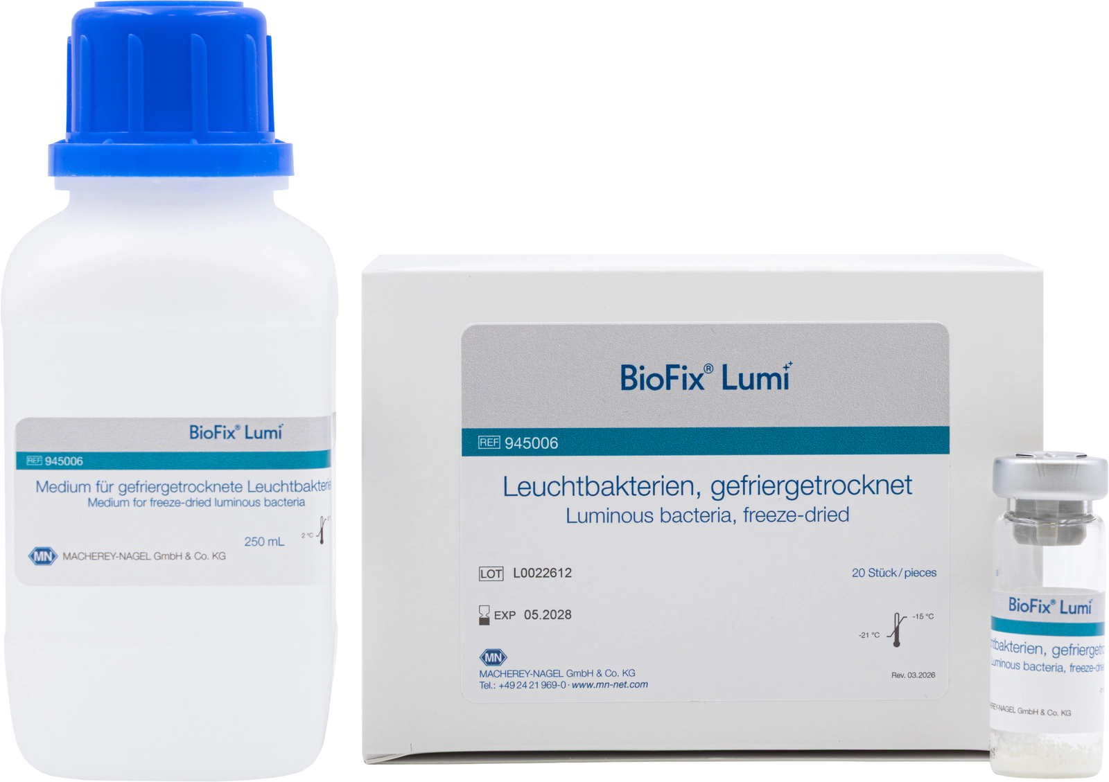 BioFix Lumi luminous bacteria, freeze-dried, 20 tubes for 400 tests