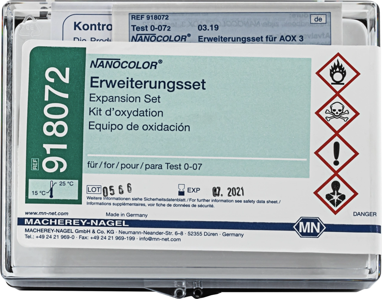 Supplement kit for NANOCOLOR AOX 3
