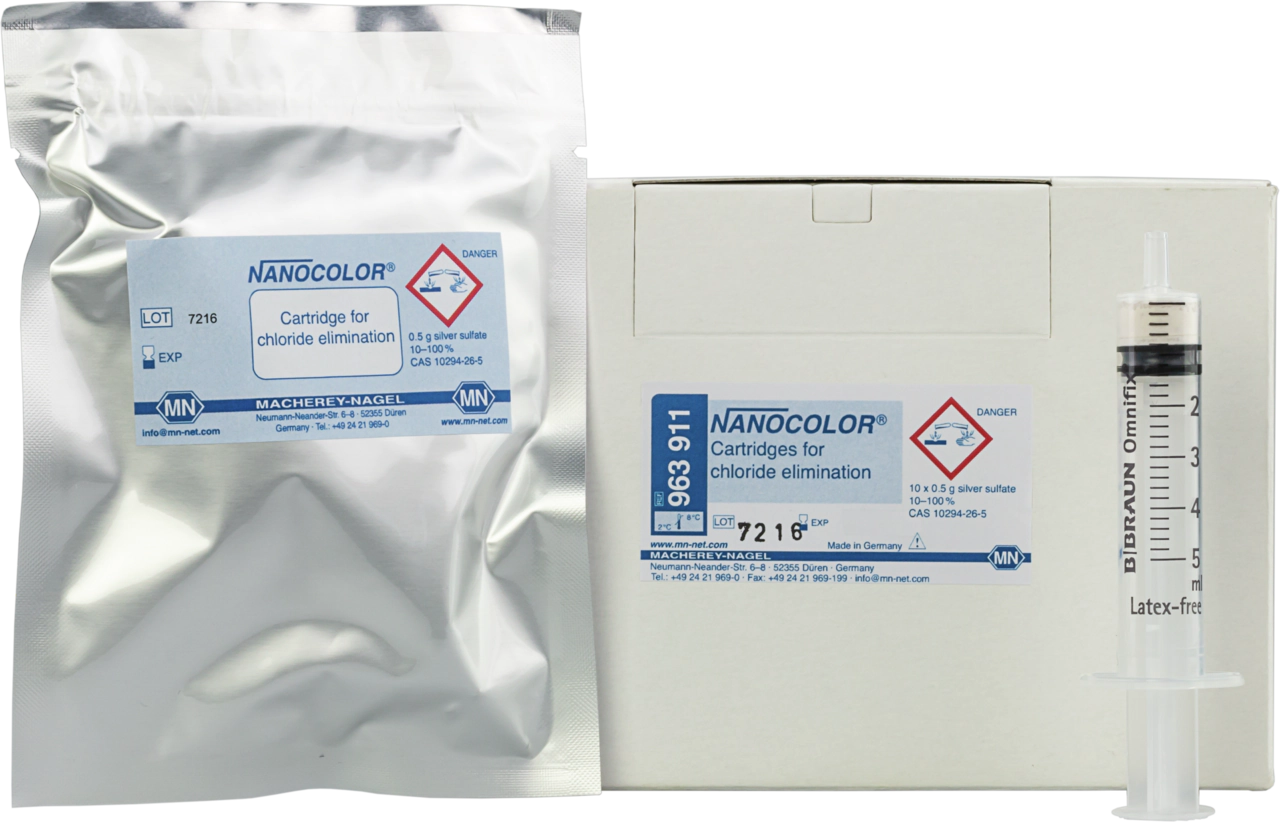 NANOCOLOR Chloride-elimination-cartridges