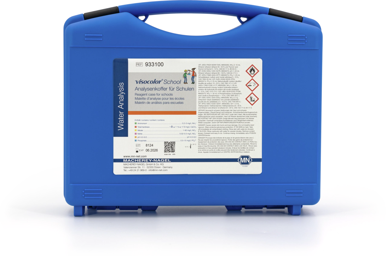 VISOCOLOR School reagent case