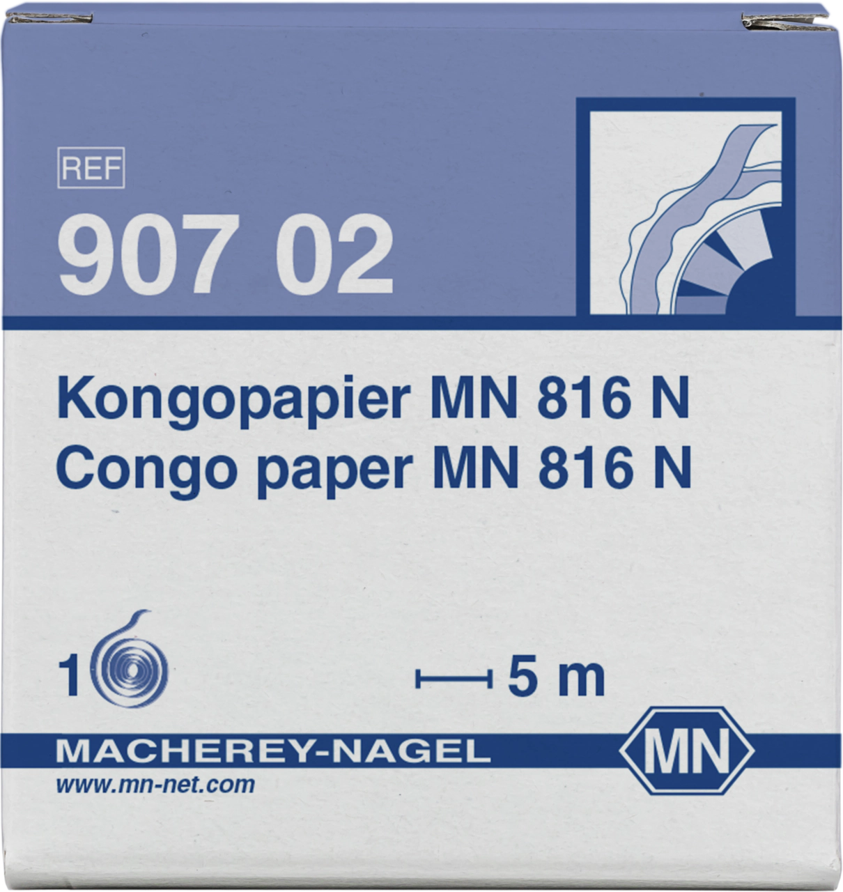 Qualitative pH test paper Congo paper MN 816 N, pH: 5.0–3.0