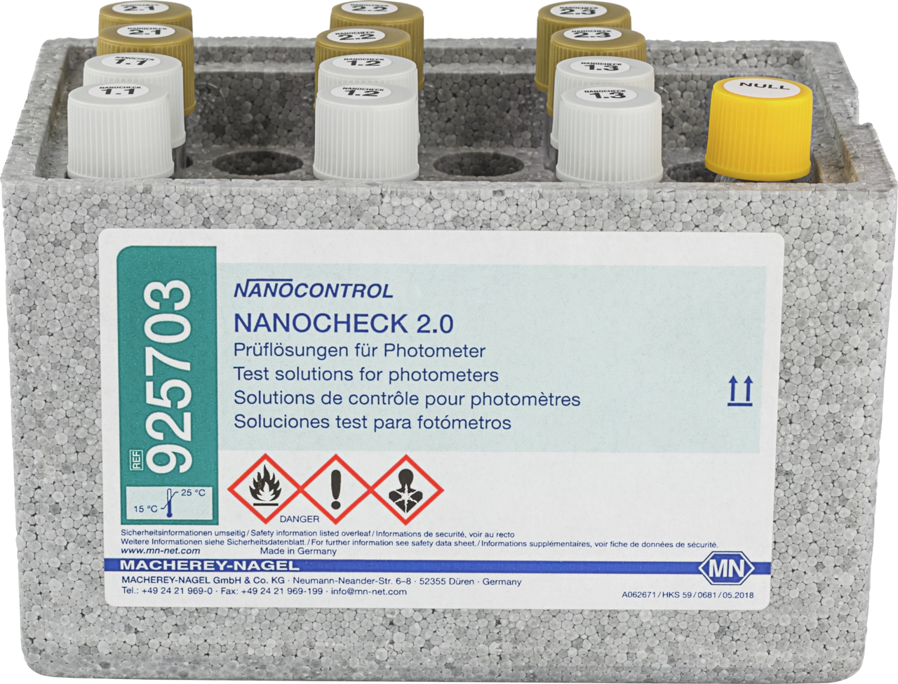 NANOCONTROL NANOCHECK 2.0 check solutions for photometer