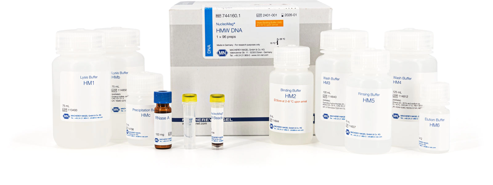 NucleoMag HMW DNA, high molecular weight DNA from diverse sample materials